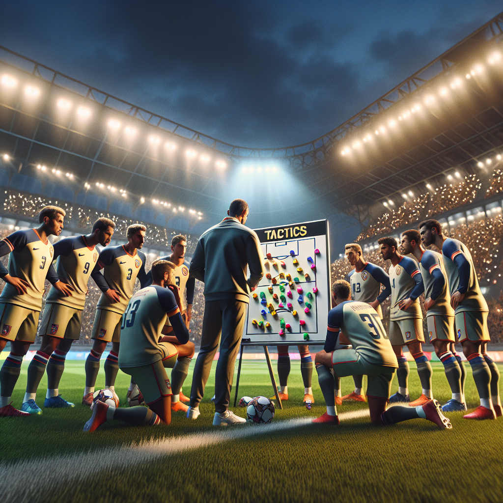 Tournament motivation driving team cohesion and tactical decisions in high-stakes sideline huddle